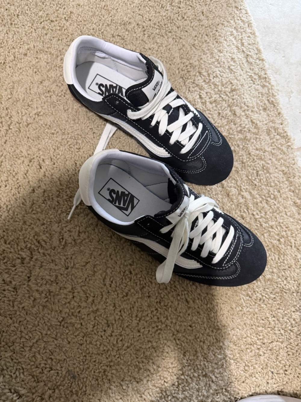 Vans Black and White Old Skool Style Sneakers